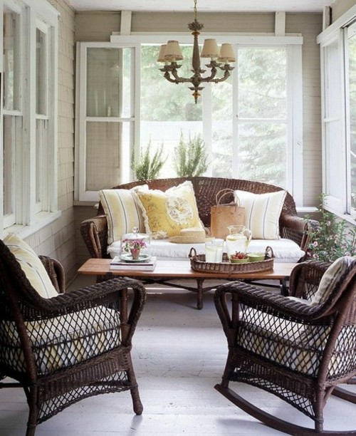 33 Fresh porch decoration ideas for pleasant spring mood