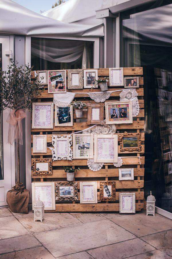 Europaletten - Cool DIY decoration from € palette for your wedding Europaletten - Cool DIY decoration from € palette for your wedding
