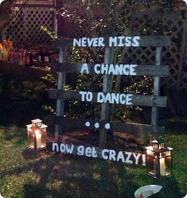 Cool DIY decoration from € palette for your wedding Cool DIY decoration from € palette for your wedding