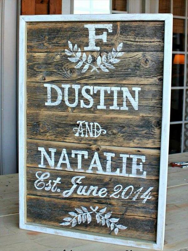 Cool DIY decoration from € palette for your wedding Cool DIY decoration from € palette for your wedding