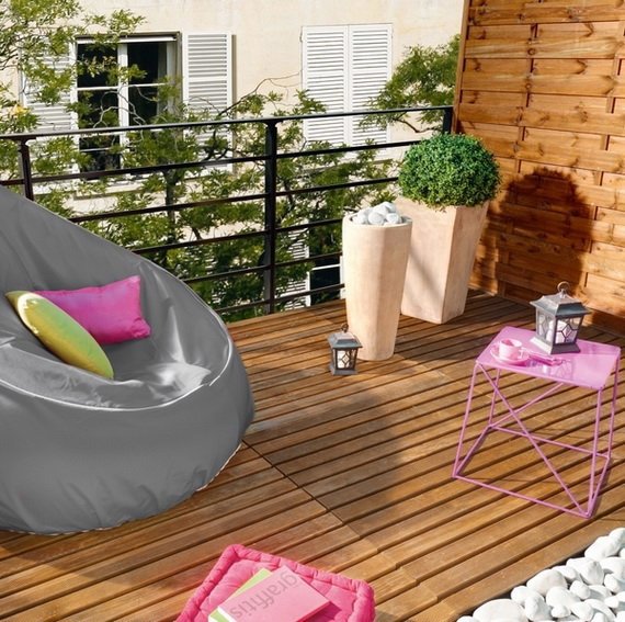 Balcony design - the right patio furniture for more comfort