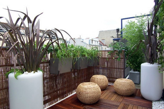 Balcony design - the right patio furniture for more comfort