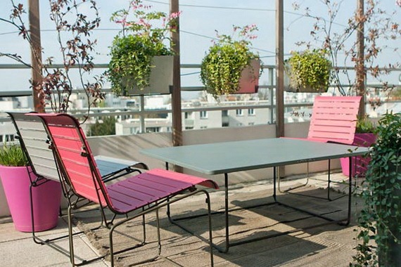 Balcony design - the right patio furniture for more comfort