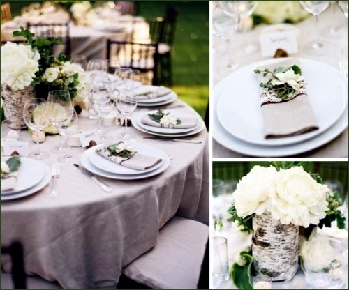 Hochzeitsdeko - Wedding table decoration - wonderful Hochzeitsdekoideen for an incomparable experience