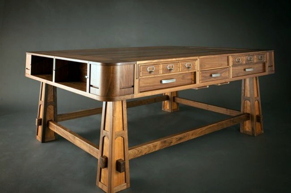 Art deco möbel - Designer game table from Geek Chic combines customization and elegance