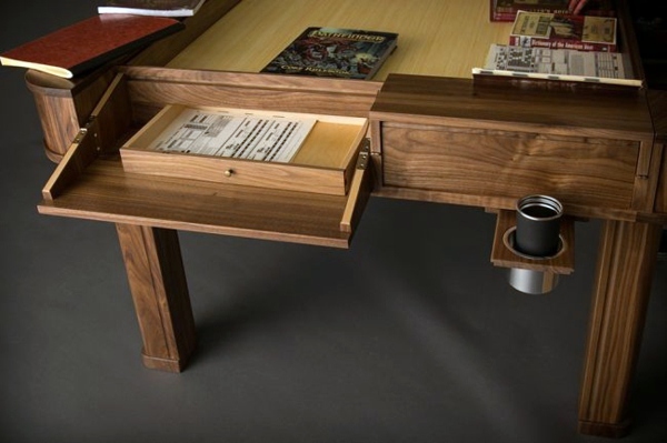 Designer game table from Geek Chic combines customization and elegance