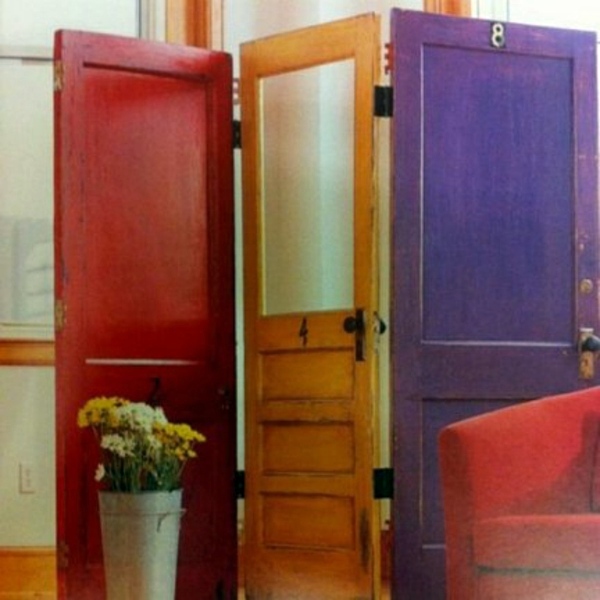 Old doors re-use - cool decoration and DIY furniture Old doors re-use - cool decoration and DIY furniture