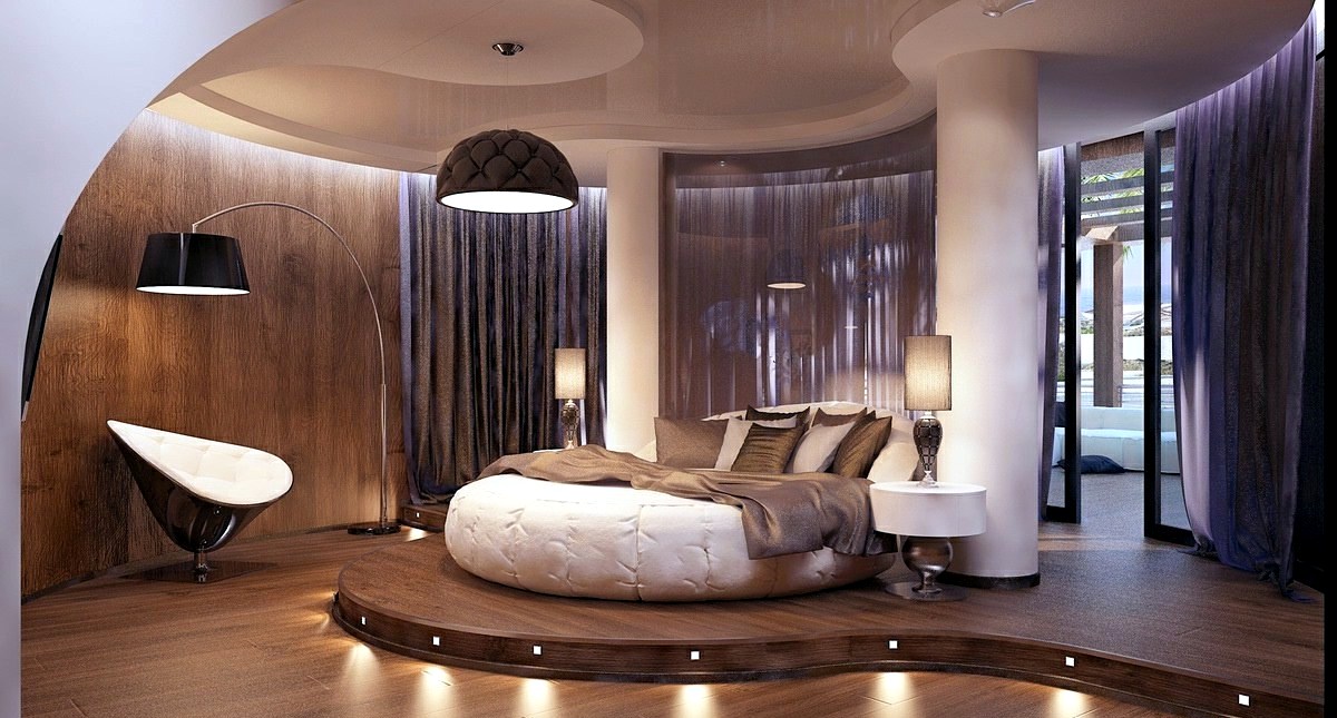The makings of a modern bedroom