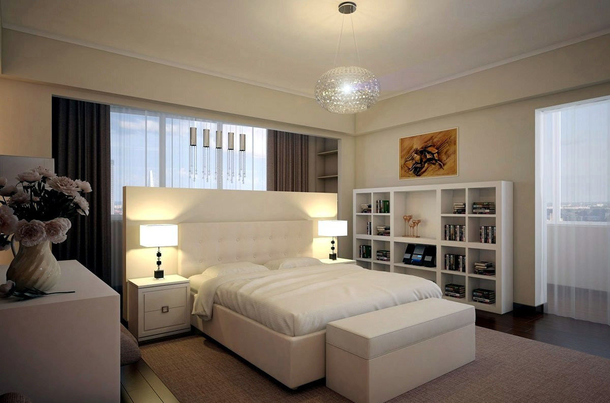 The makings of a modern bedroom