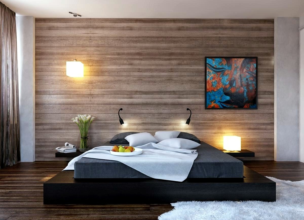 The makings of a modern bedroom