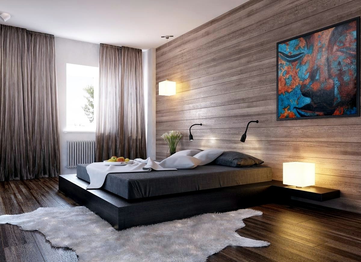The makings of a modern bedroom