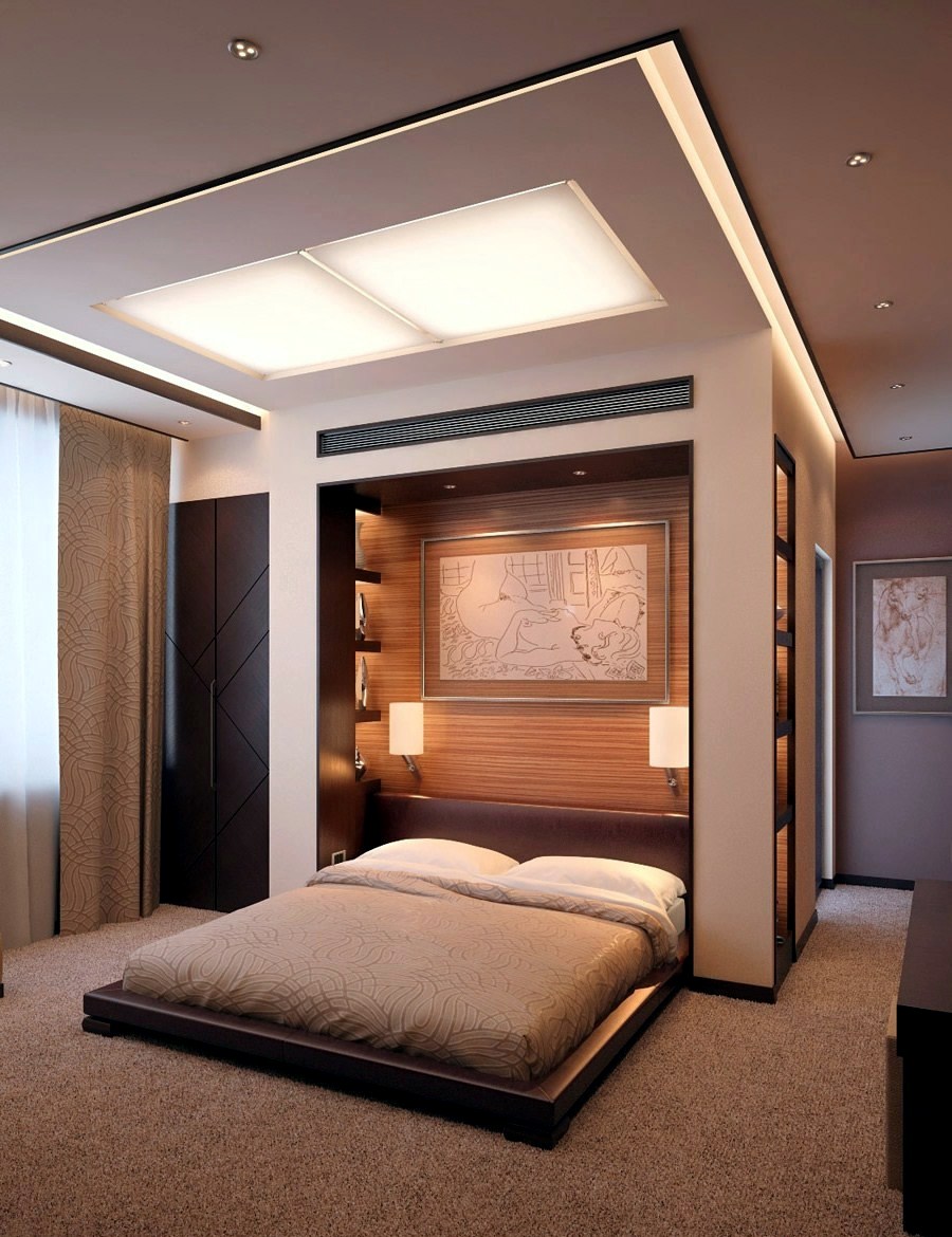 The makings of a modern bedroom