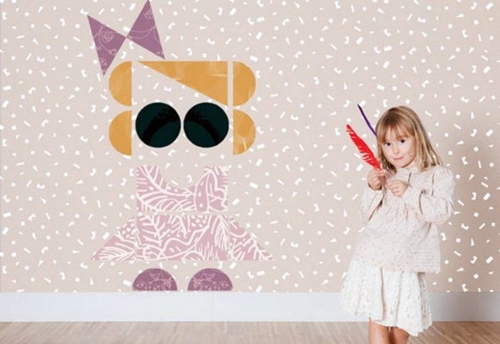 Kinderzimmer - Designer wallpaper in the nursery