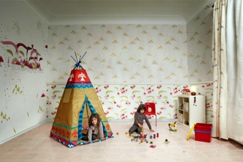 Tapeten - Designer wallpaper in the nursery