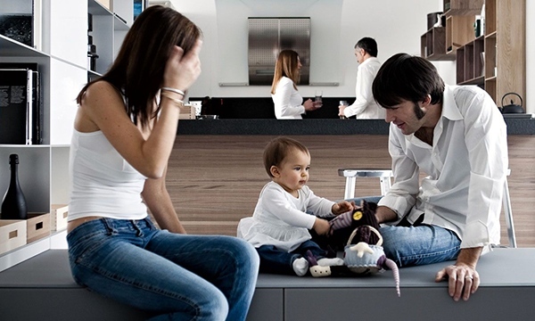 Make your home without partitions - creative means