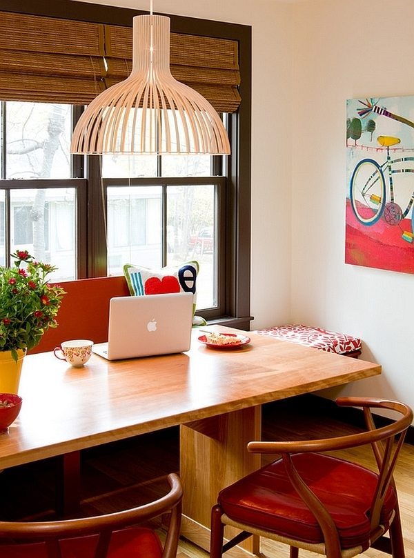 Pendant lamp, which is the focal point in the room