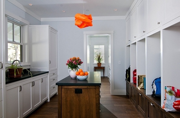 Pendant lamp, which is the focal point in the room