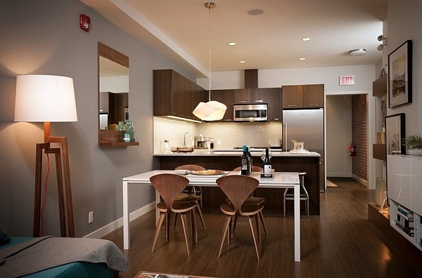 Pendant lamp, which is the focal point in the room