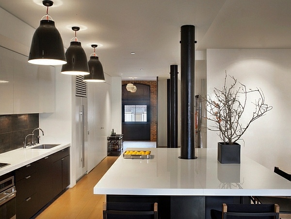 Pendant lamp, which is the focal point in the room