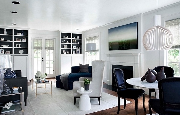 Pendant lamp, which is the focal point in the room