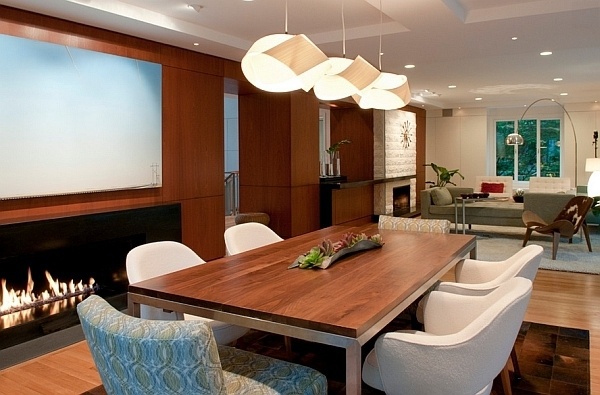 Pendant lamp, which is the focal point in the room