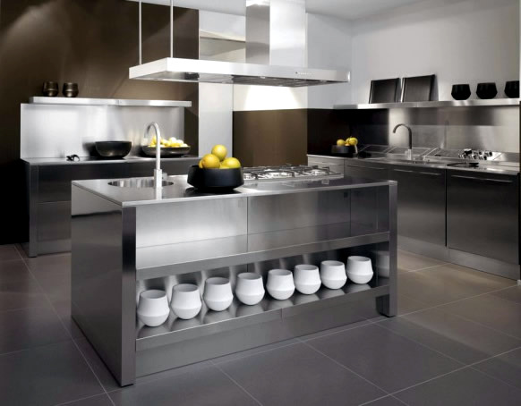 Modern Stainless Steel Kitchen Design Interior Design Ideas