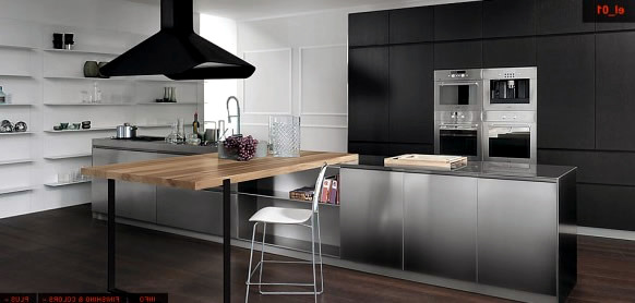 Modern Stainless Steel Kitchen Design Modern Stainless Steel Kitchen Design