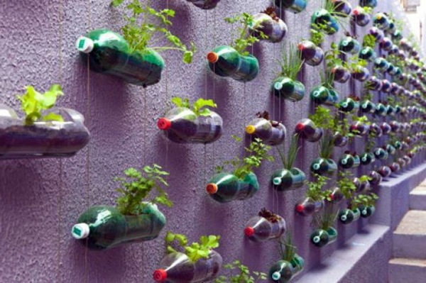 Original flowerpots from discarded objects