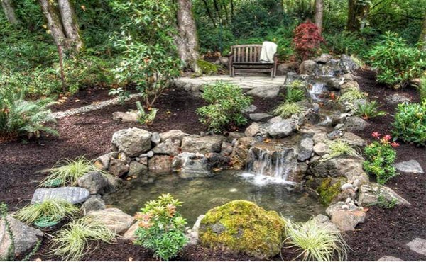 Creating a garden pond - pictures and ideas for creative landscaping Creating a garden pond - pictures and ideas for creative landscaping