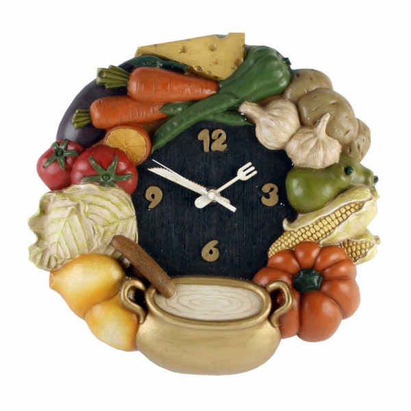 Art deco möbel - Kitchen Clocks designs that stimulate the appetite