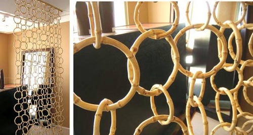 TOP TO BOTTOM: 10 beautiful ideas for curtains as partitions in the interior
