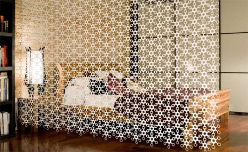 TOP TO BOTTOM: 10 beautiful ideas for curtains as partitions in the interior