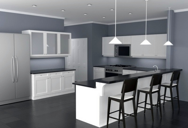 30 Interior Design Ideas For Wall Paint In Shades Of Gray Trendy