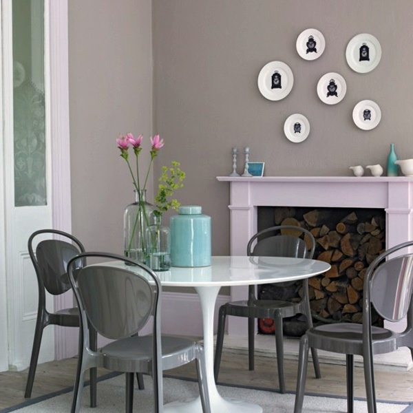 30 interior design ideas for wall paint in shades of gray - trendy color design