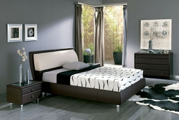 30 interior design ideas for wall paint in shades of gray - trendy color design