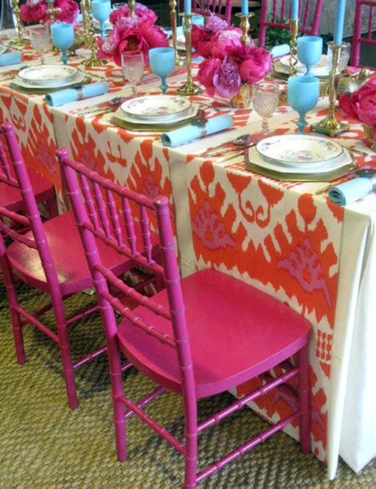 Color design and colorful interior design ideas - Pink in use