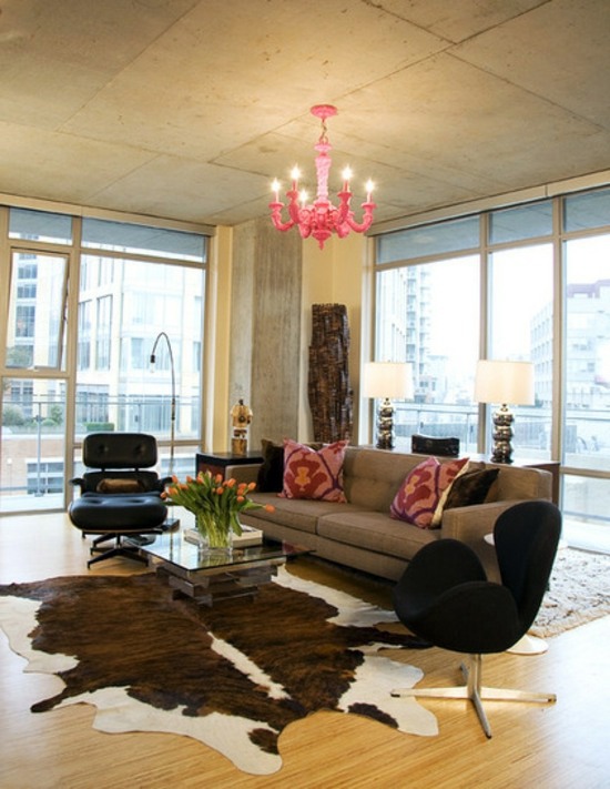 Color design and colorful interior design ideas - Pink in use