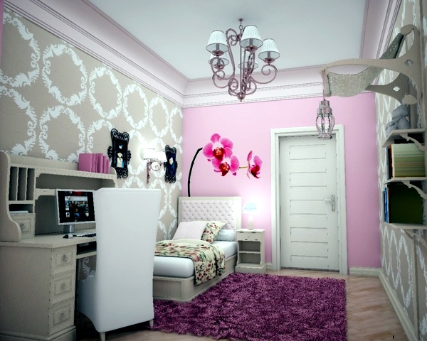 Add A Touch Of Romance In The Interior Dusky Pink Wall
