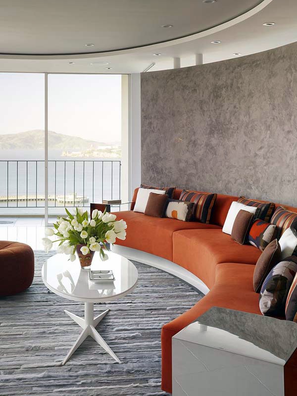 The circular living room design for the modern home | Avso