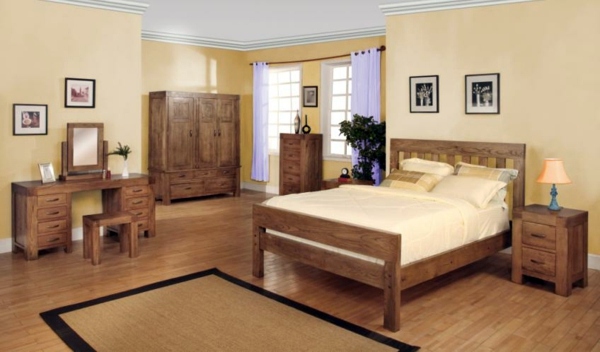Wood furniture for a beautiful bedroom design Wood furniture for a beautiful bedroom design