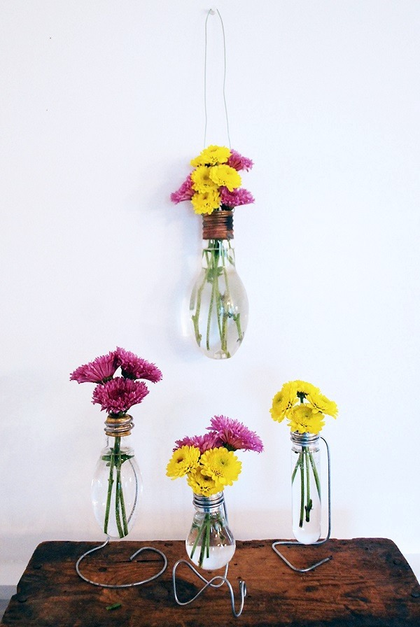 Original DIY vases - perfect for a beautiful bouquet