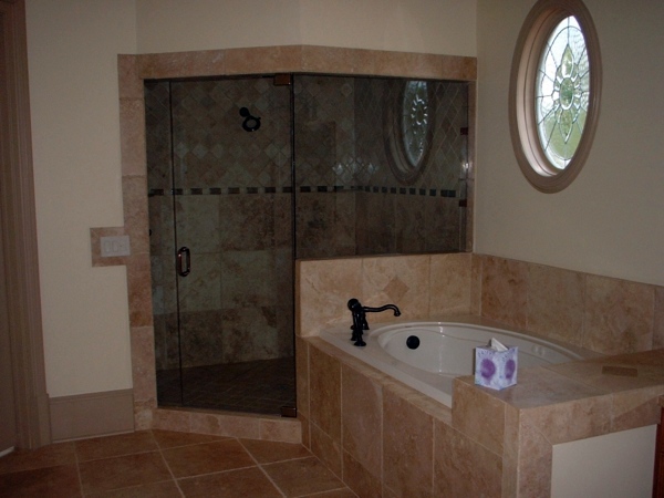 Bath tiling - Install bath and dress