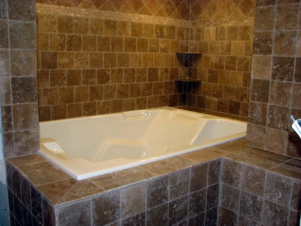 Bath tiling - Install bath and dress
