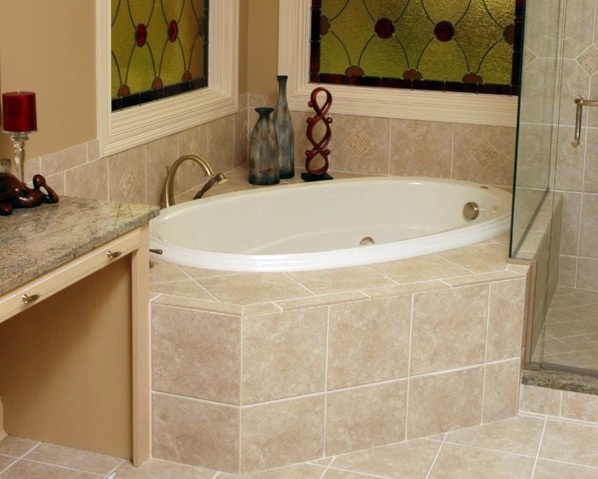 Bath tiling - Install bath and dress