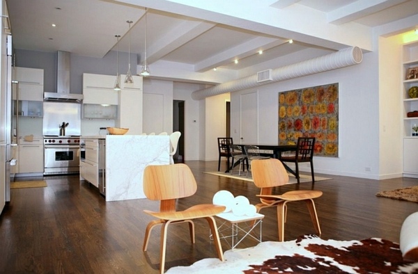 Decorating ideas for modern side tables made of wood and metal