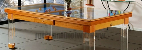 Funny furnishing ideas - billiard table suitable for small spaces