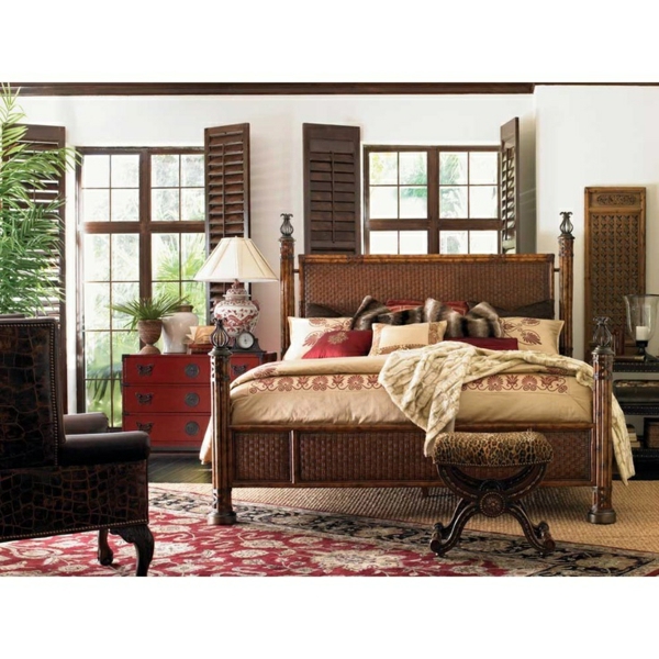 30 Rattanbetten in the bedroom - why not? 30 Rattanbetten in the bedroom - why not?