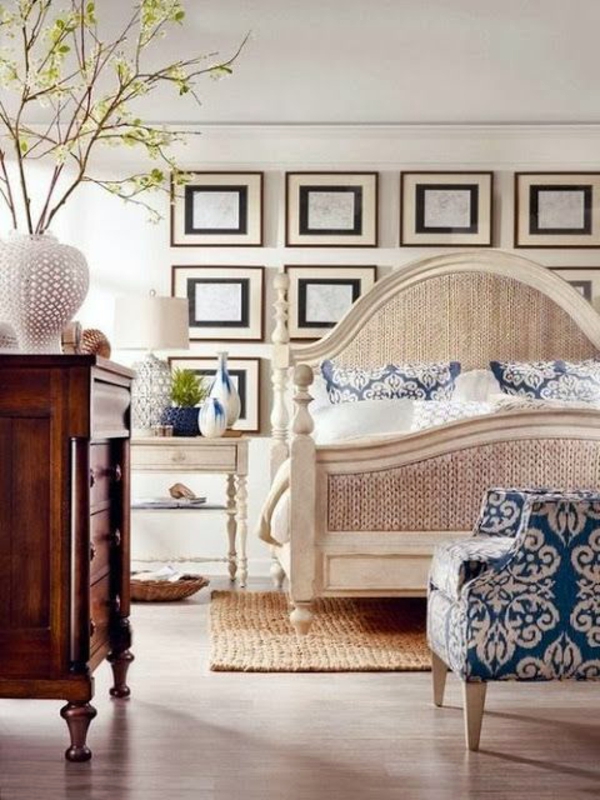 30 Rattanbetten in the bedroom - why not? 30 Rattanbetten in the bedroom - why not?