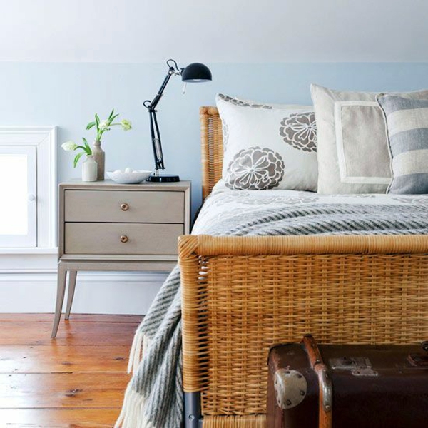 30 Rattanbetten in the bedroom - why not? 30 Rattanbetten in the bedroom - why not?