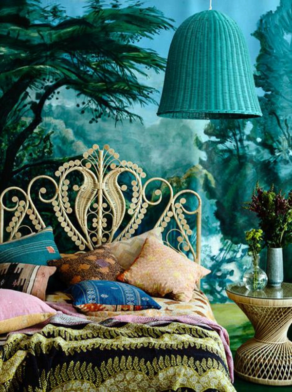 30 Rattanbetten in the bedroom - why not? 30 Rattanbetten in the bedroom - why not?